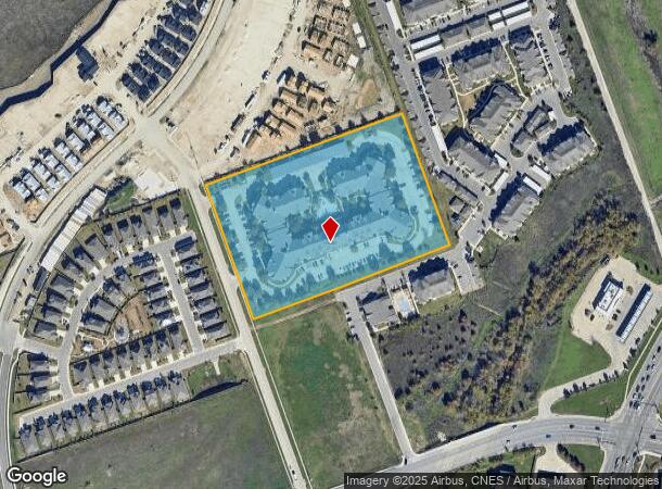  3201 Bluffs Landing Way, Round Rock, TX Parcel Map