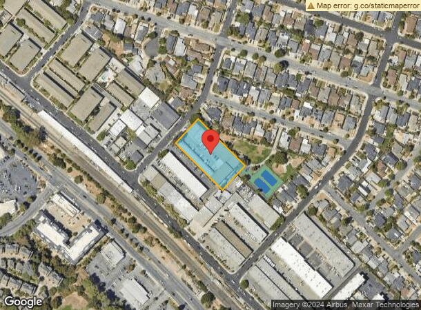  513 Mountain View Ave, Belmont, CA Parcel Map