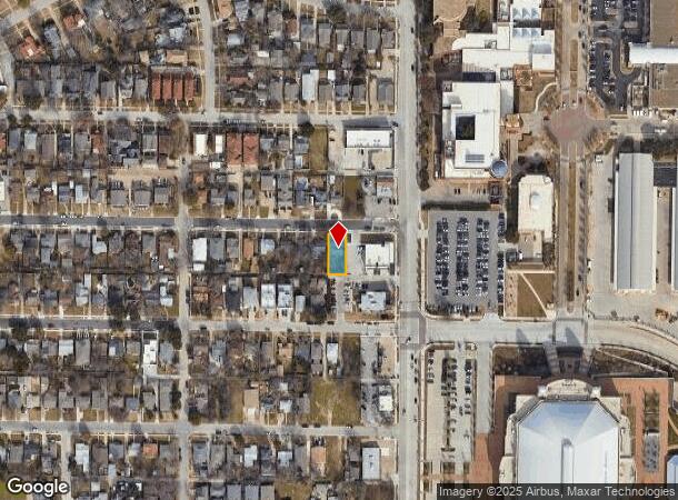  3613 Washburn Ave, Fort Worth, TX Parcel Map