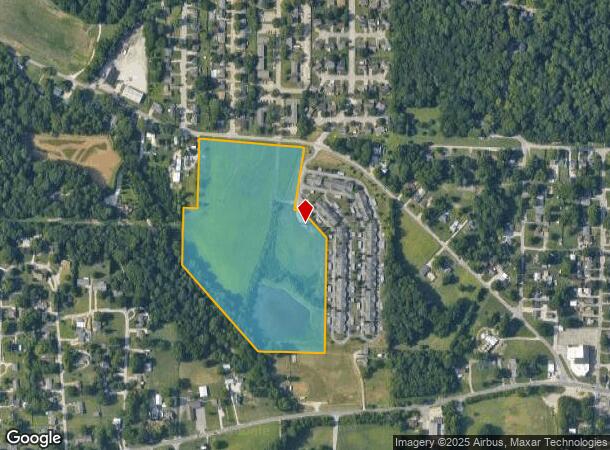  4800 Middle Mount Vernon Rd, Evansville, IN Parcel Map