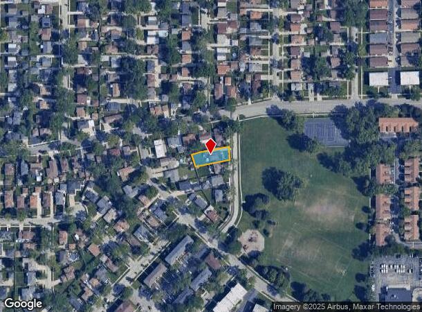 10 S Park Ave, Addison, IL Parcel Map