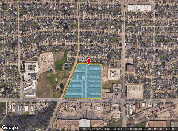 2530 Coombs Creek Dr, Dallas, TX Parcel Map