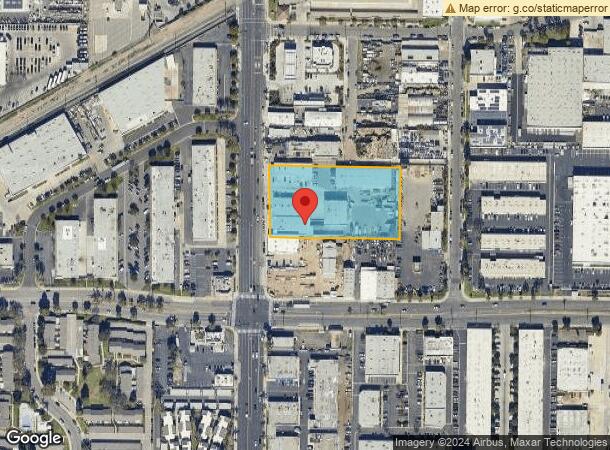  2717 S Main St, Santa Ana, CA Parcel Map