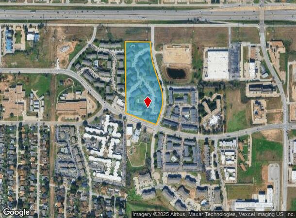  8222 Calmont Ave, Fort Worth, TX Parcel Map