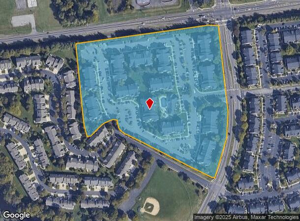  1 Larchmont Blvd, Mount Laurel, NJ Parcel Map