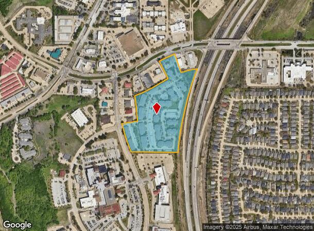  7301 Oakmont Blvd, Fort Worth, TX Parcel Map