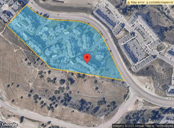  210 Rim View Dr, Colorado Springs, CO Parcel Map