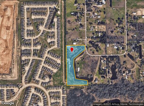  10111 W Hidden Lake Ln, Richmond, TX Parcel Map