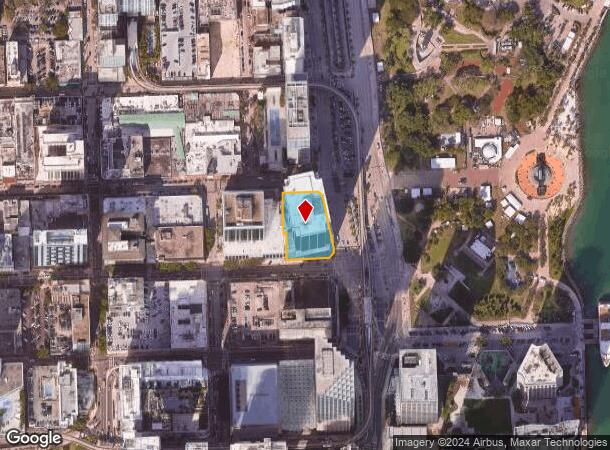  2 S Biscayne Blvd, Miami, FL Parcel Map