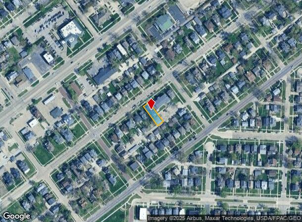  1627 2Nd Ave Se, Cedar Rapids, IA Parcel Map
