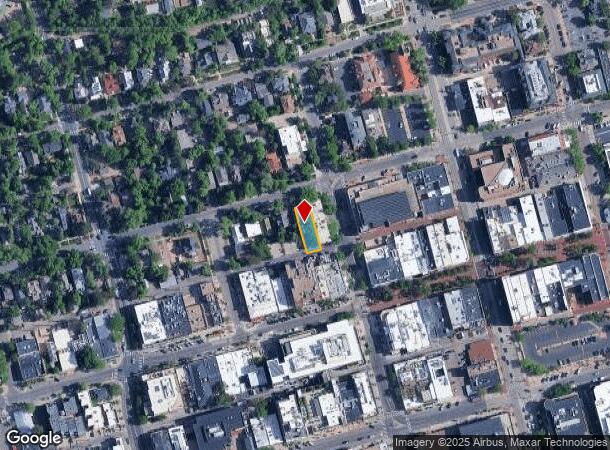 1034 Spruce St, Boulder, CO Parcel Map