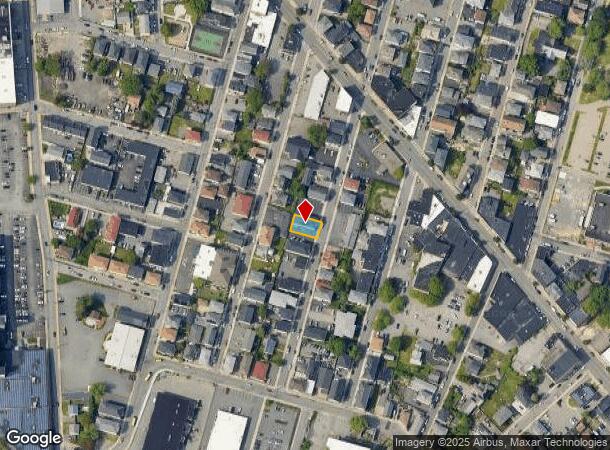 257 Flint St, Fall River, MA Parcel Map