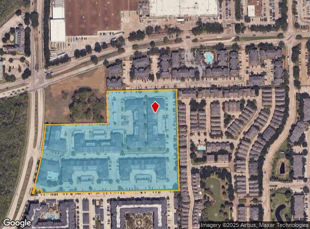 10201 Buffalo Speedway, Houston, TX Parcel Map