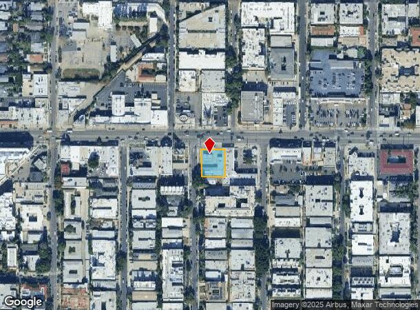  7318 W Sunset Blvd, Los Angeles, CA Parcel Map