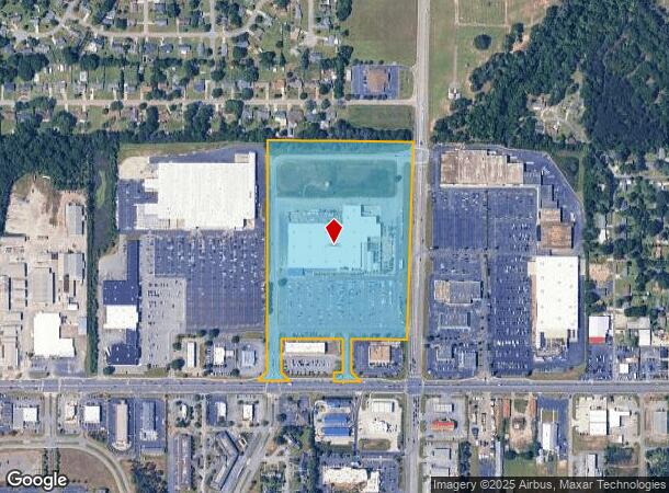  2704 Watson Blvd, Warner Robins, GA Parcel Map