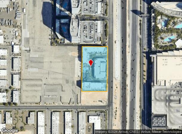  4625 Dean Martin Dr, Las Vegas, NV Parcel Map