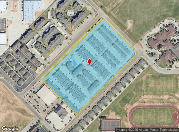  6111 71St St, Lubbock, TX Parcel Map