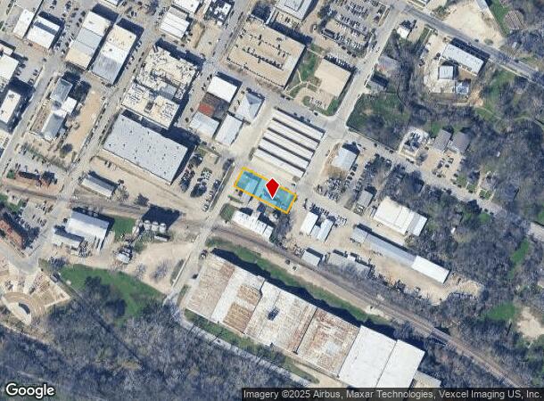  401 S Flat St, Waxahachie, TX Parcel Map