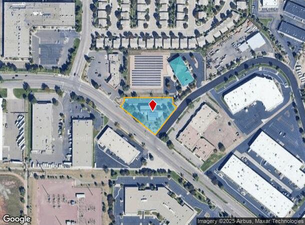  5085 List Dr, Colorado Springs, CO Parcel Map