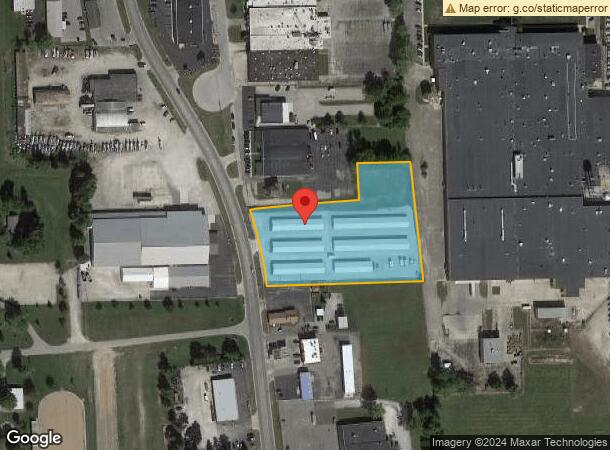  1247 S Main St, Bluffton, IN Parcel Map