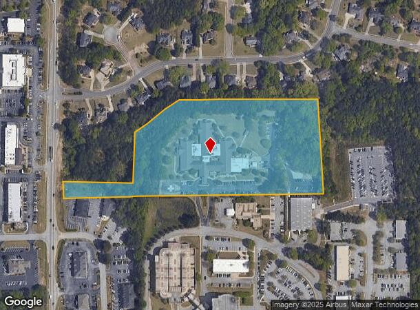  1050 Hospital Dr, Stockbridge, GA Parcel Map