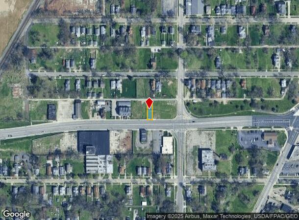  1618 Dorr St, Toledo, OH Parcel Map