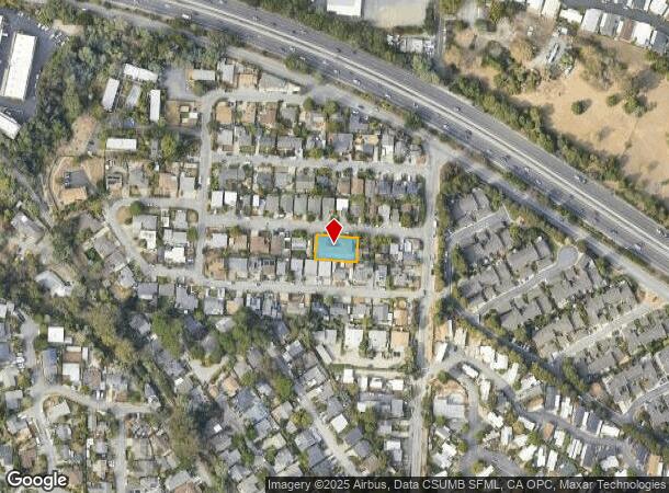  513 Laverne Ave, Aptos, CA Parcel Map