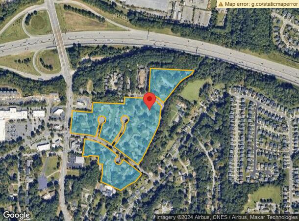  1602 Fountain Dr, Raleigh, NC Parcel Map