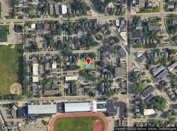  912 Mary St, Ann Arbor, MI Parcel Map