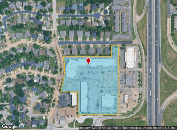  1300 N Interstate Dr, Norman, OK Parcel Map
