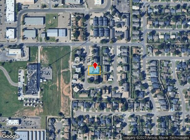 7405 Avenue X, Lubbock, TX Parcel Map