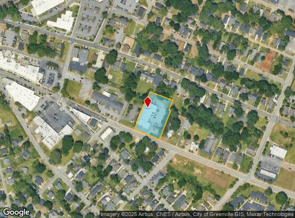 1188 Pendleton St, Greenville, SC Parcel Map
