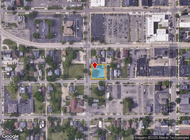  309 S Blackstone St, Jackson, MI Parcel Map