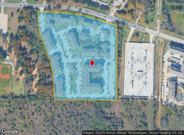  2420 E Mckinney St, Denton, TX Parcel Map