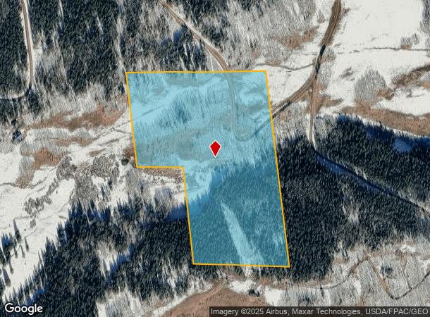  2727 Red Mountain Ranch Rd, Crested Butte, CO Parcel Map