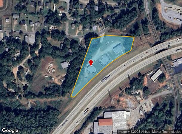 1350 Upper Valley Falls Rd, Boiling Springs, SC Parcel Map