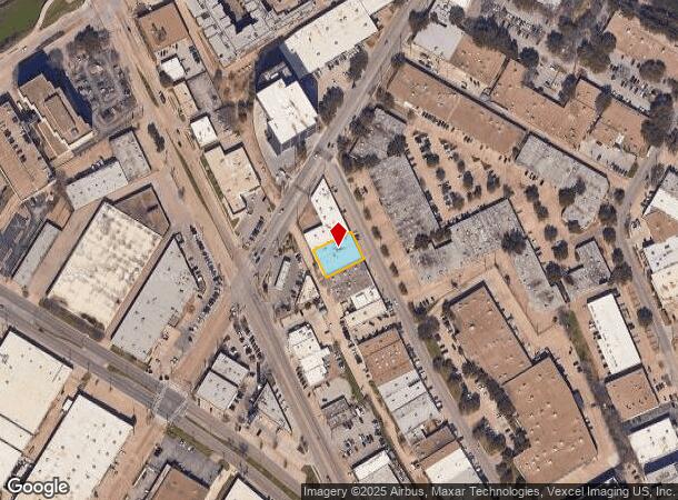  1641 Dragon St, Dallas, TX Parcel Map