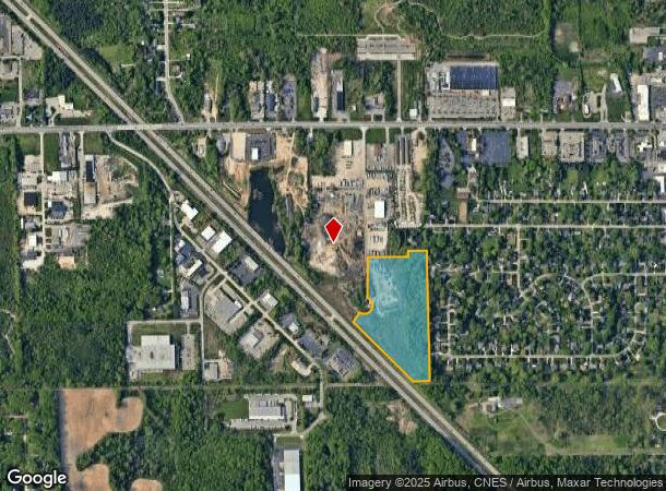 1331 W Hill Rd, Flint, MI Parcel Map
