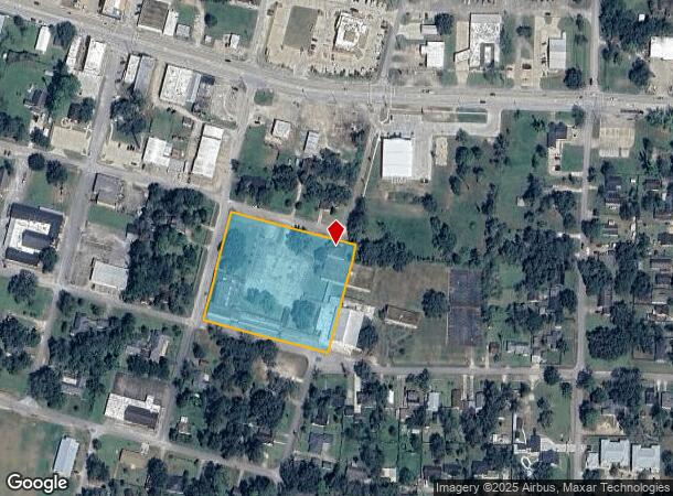  300 E Bernard St, West Columbia, TX Parcel Map