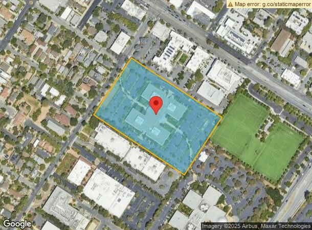  601 California Ave, Palo Alto, CA Parcel Map