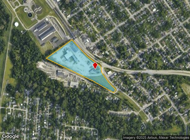  521 N Clark Blvd, Clarksville, IN Parcel Map