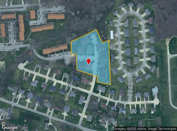  1519 Lakehurst Dr, Fort Wayne, IN Parcel Map