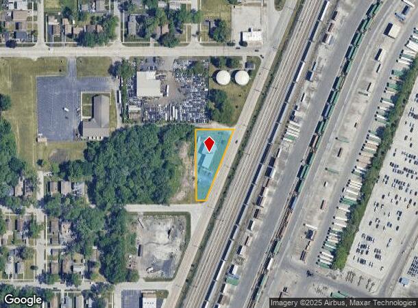  16752 Park Ave, Hazel Crest, IL Parcel Map