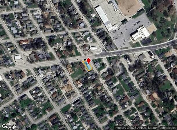 2021 Washington Ave, Vincennes, IN Parcel Map