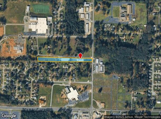 2300 S Pine St, Cabot, AR Parcel Map