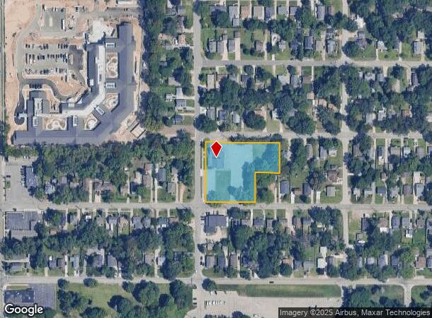 916 Benjamin Ave Ne, Grand Rapids, MI Parcel Map