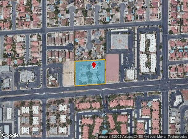  5650 W Flamingo Rd, Las Vegas, NV Parcel Map