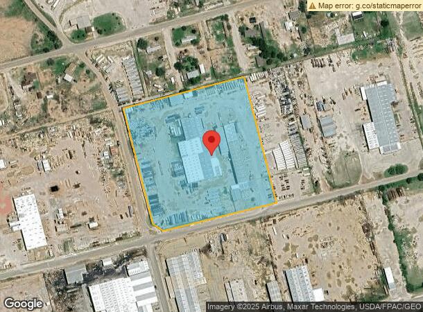  2150 Oregon St, Odessa, TX Parcel Map