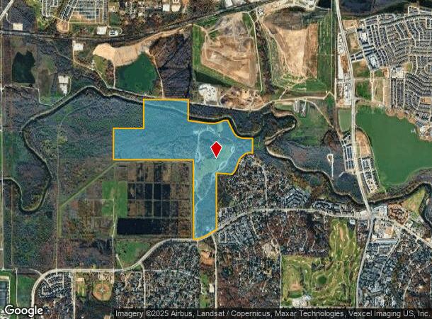 701 Nw Green Oaks Blvd, Arlington, TX Parcel Map