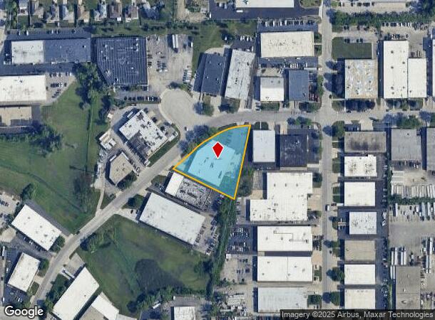 1215 W National Ave, Addison, IL Parcel Map